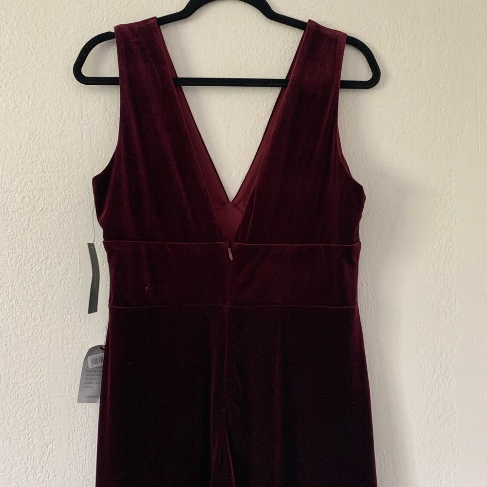 Lulus Velvet Jumpsuit Gem